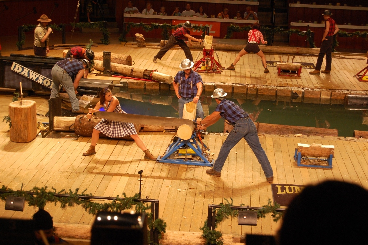 Family Dinner Show Fun in Pigeon