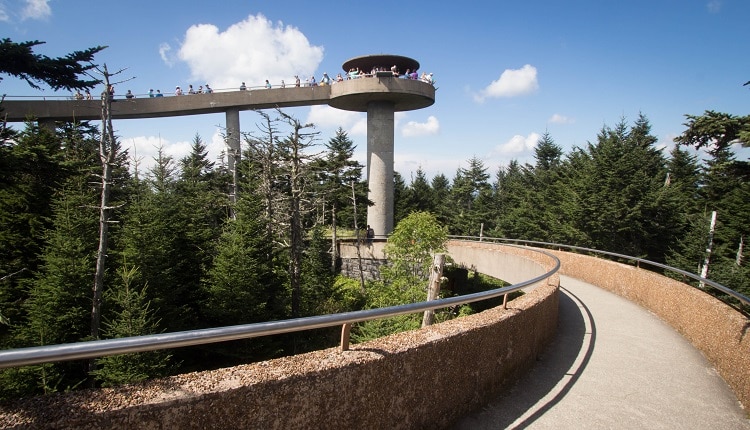 Clingmans Dome - Highest Point in Smoky Mountains National Park