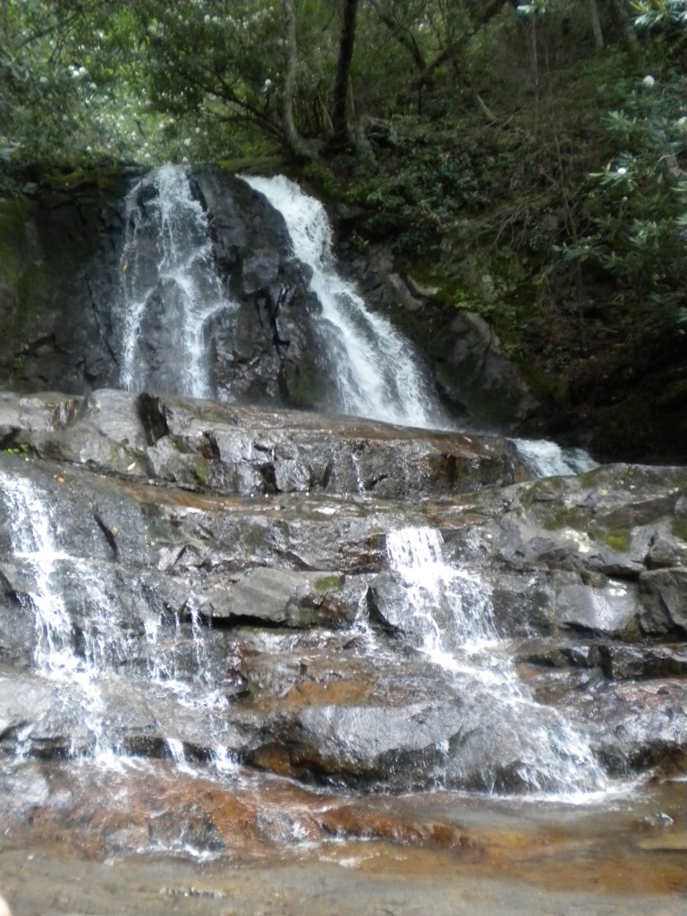 Laurel Falls in Smoky Mountains Tennessee