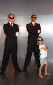 Men in Black at Hollywood Wax Museum