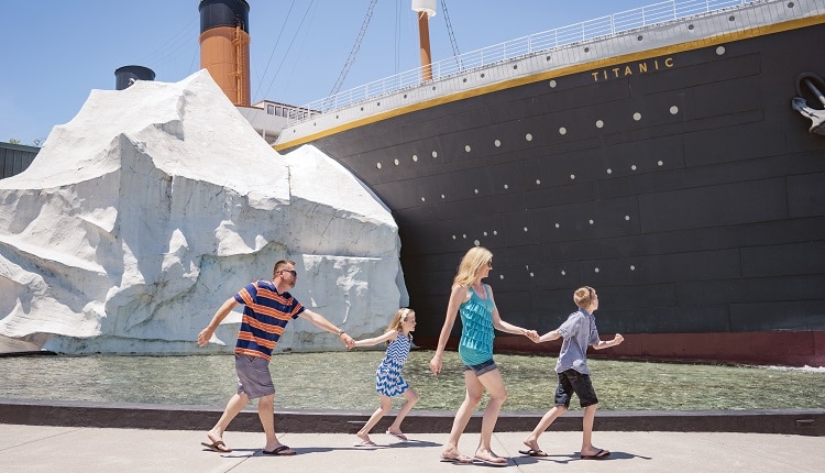 Family at TITANIC Museum