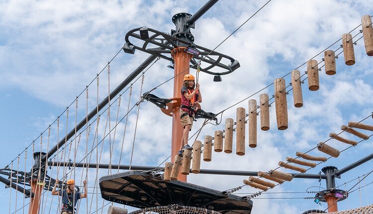 Serious competition at Lumberjack Feud Show & Adventure Park