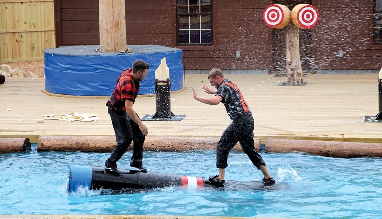 Paula Deen Lumberjack Feud and Adventure Park in Pigeon Forge