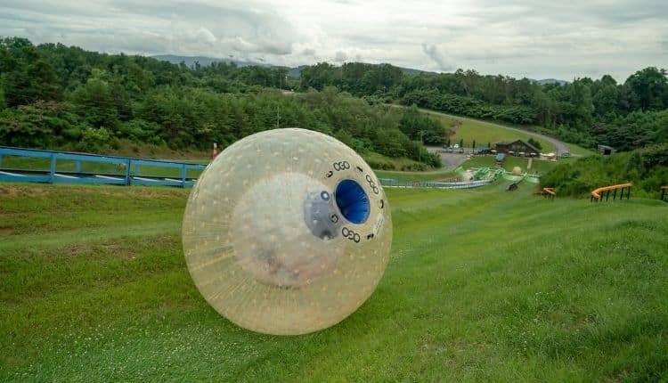 Zorbing in Pigeon Forge