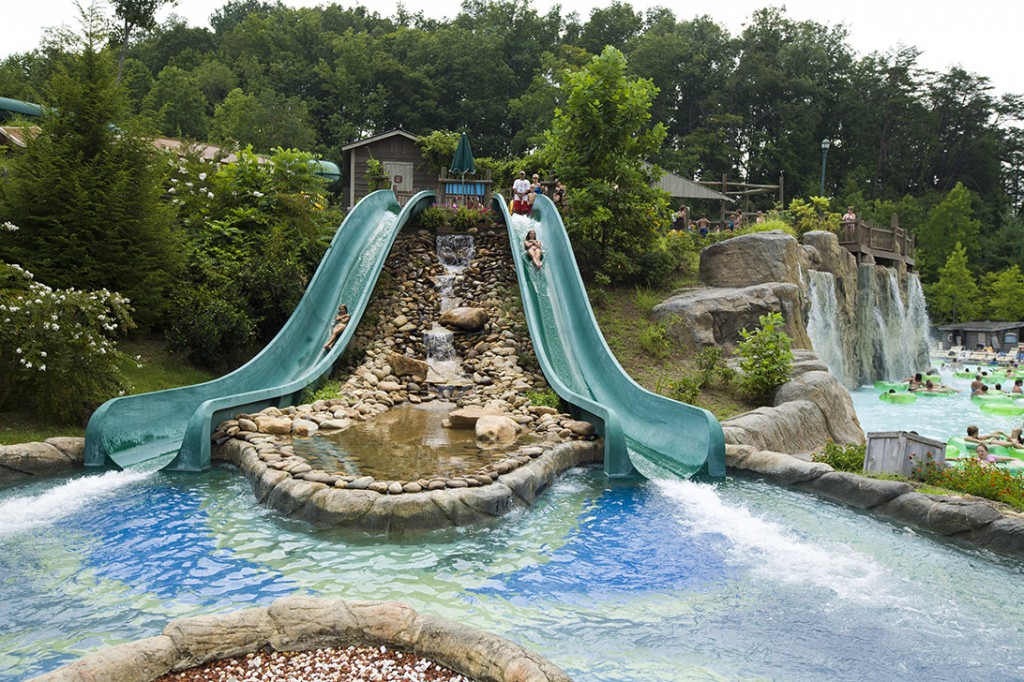 Water Slides at Dollywood's Splash Country