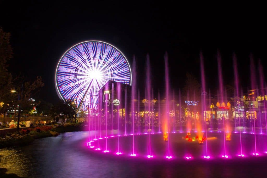 island show fountains