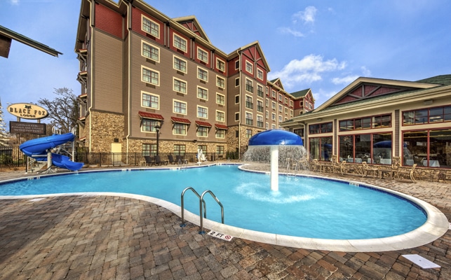 Pool at Black Fox Lodge in Pigeon Forge TN