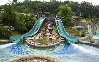 Water slides at Dollywood's Splash Country
