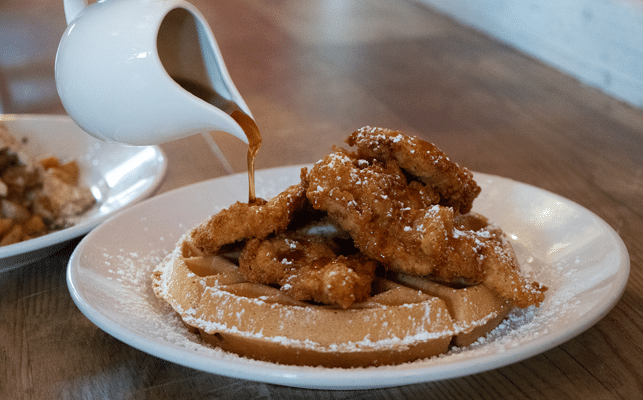 Frizzle Chicken - Chicken and Waffles