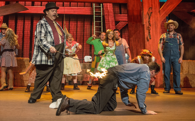 Comedians at the Hatfield & McCoy Dinner Feud in Pigeon Forge TN