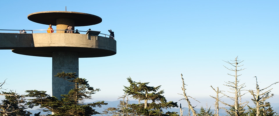 Summit of Clingmans Dome in GSMNP