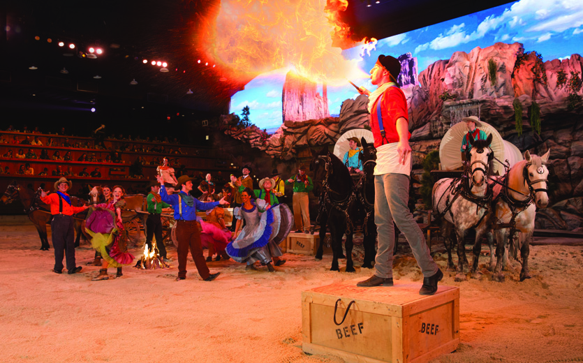 Fire Breather at Dolly Parton's Stampede