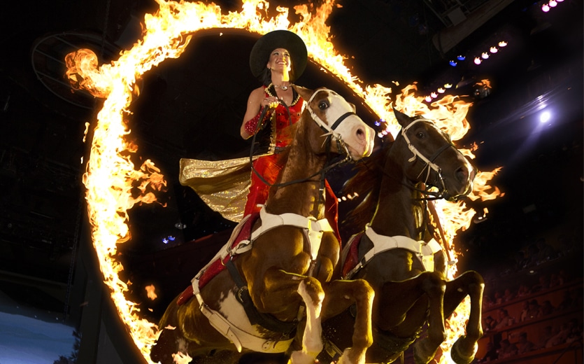 Roman Ride at Dolly Parton's Stampede