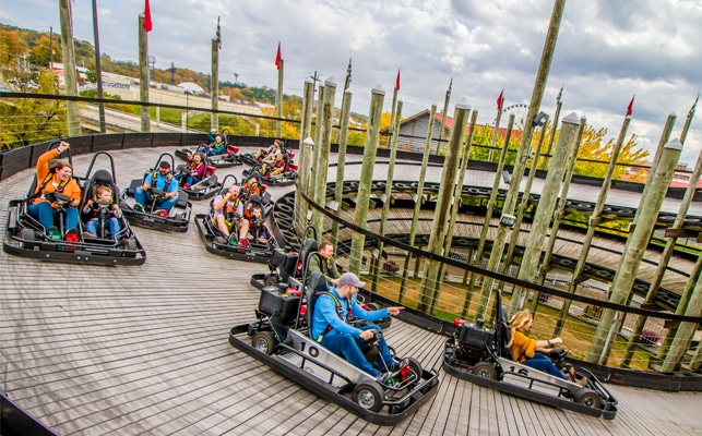 The Track Pigeon Forge Go Karts Bumper Boats Rides More