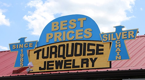 Turquoise jewelry store shop