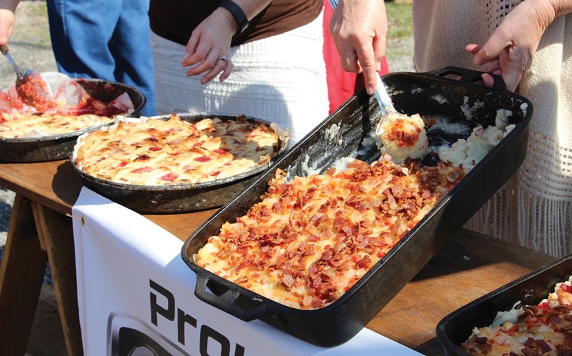 Food at Pigeon Forge Chuck Wagon Cookoff Competition