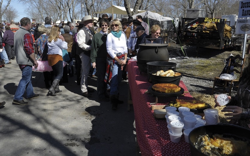 Pigeon Forge Chuck Wagon Cookoff lunch