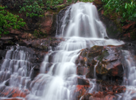 water fall pigeon forge tn