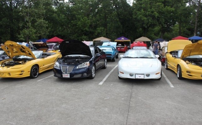 Pontiacs in Pigeon Forge Classic Car Show