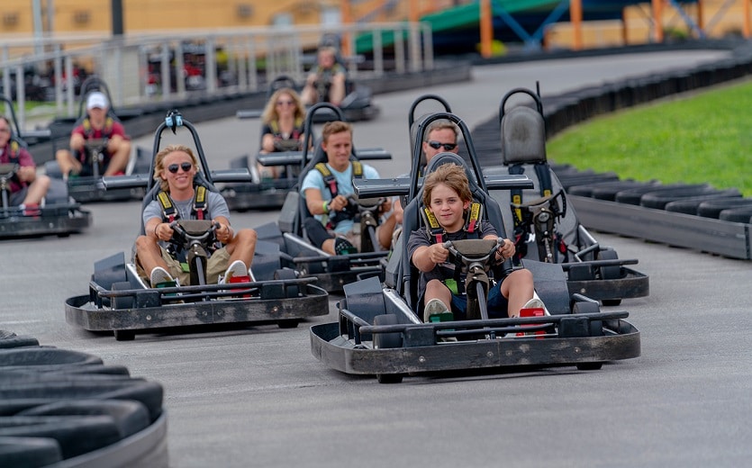 The Track Pigeon Forge Go Karts Bumper Boats Rides More