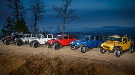 smoky mountain jeep rentals pigeon forge tn