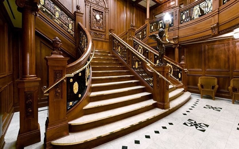 TITANIC Museum grand staircase