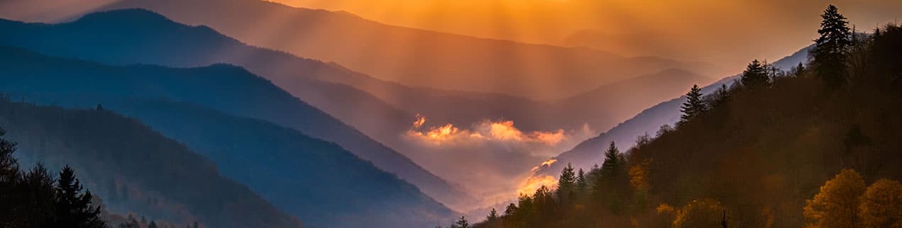 Smoky Mountains in Pigeon Forge TN