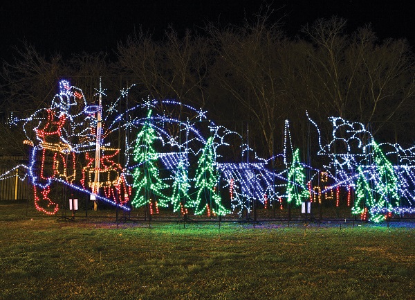 christmas lights driving tour near me