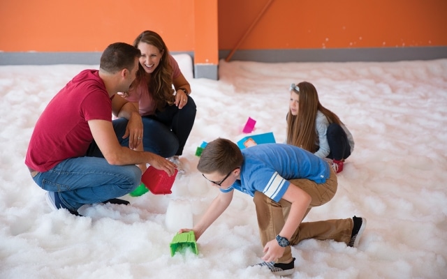 Snow play area at Pigeon Forge Snow