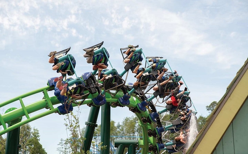 Roller coasters at Dollywood