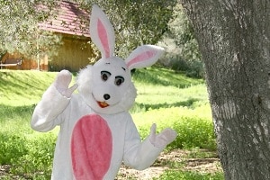 Easter Bunny in Pigeon Forge Tennessee