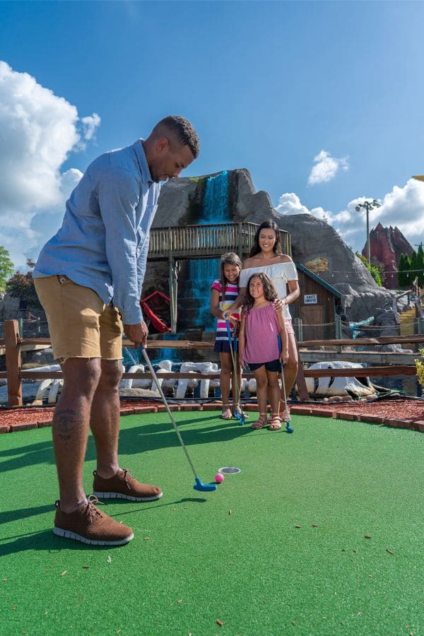 Play a round of mini golf.