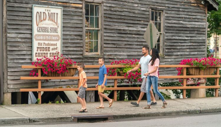 Browse the shops at The Old Mill.