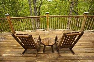 Views of the Smoky Mountains from Cabin