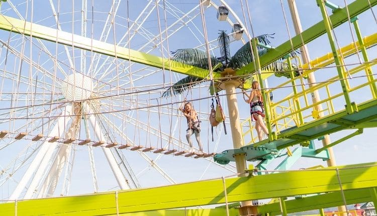 Island Ropes Course in Pigeon Forge