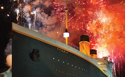 Titanic&#39;s Thanksgiving Fireworks Celebration - 28 NOV 2019