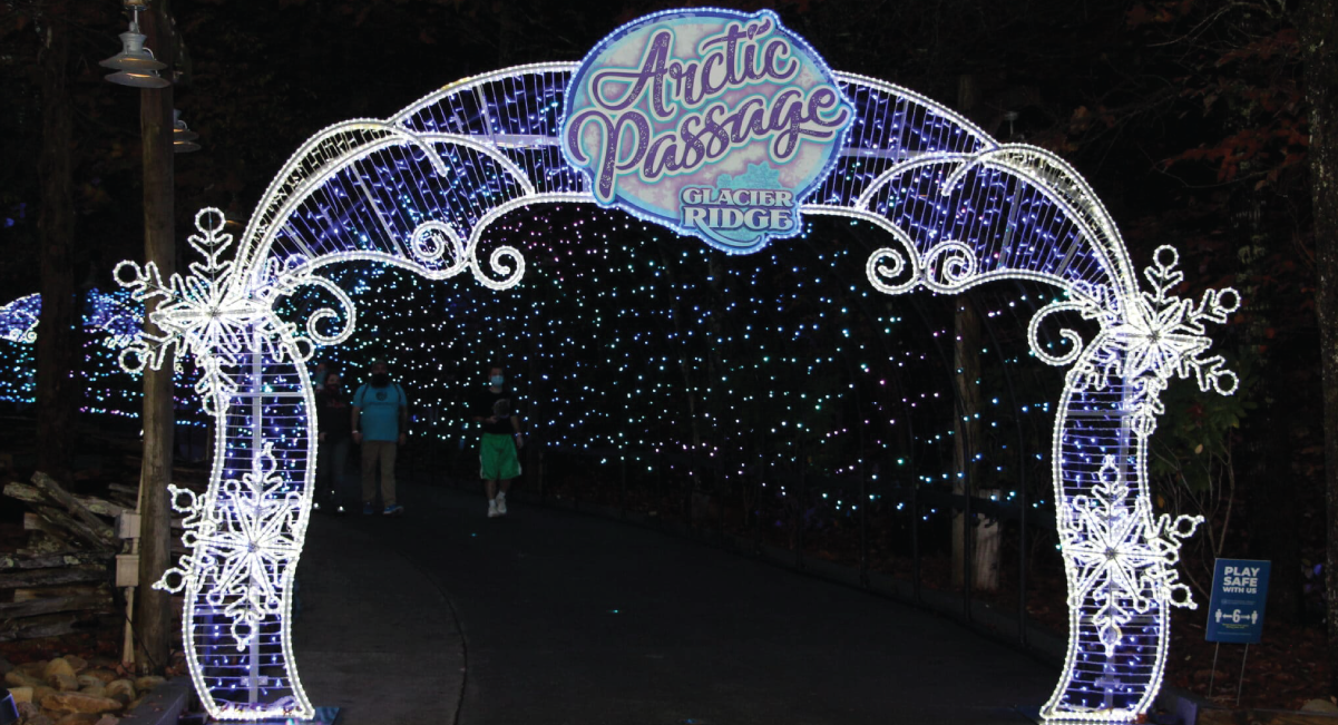 winter wonderland at Glacier Ridge