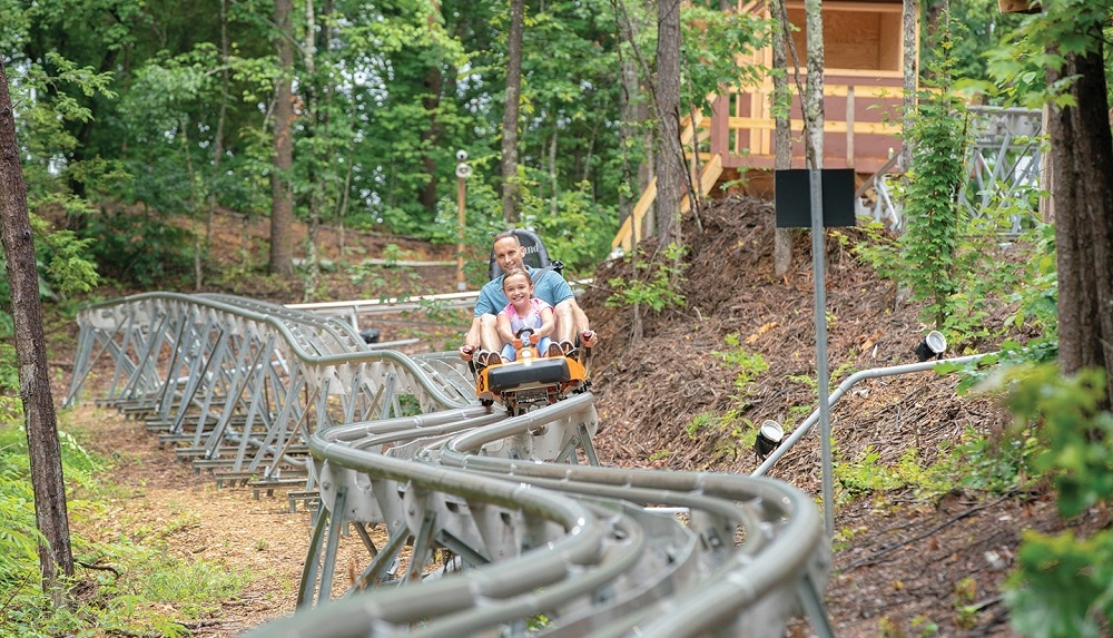 Ride an alpine coaster during spring break in Pigeon Forge