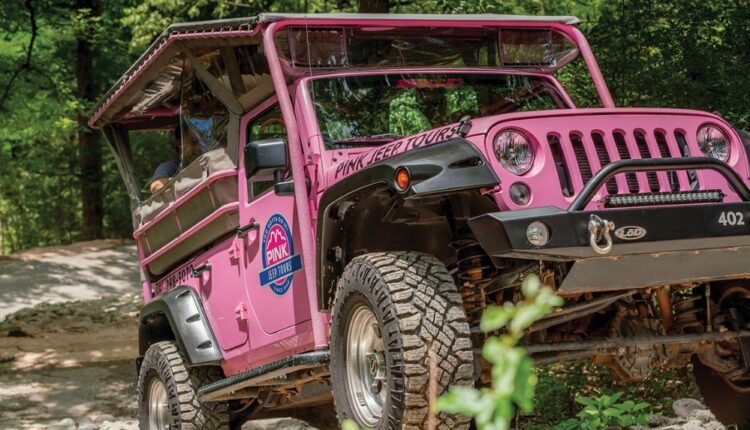 Ride a Pink Jeep through Great Smoky Mountains National Park
