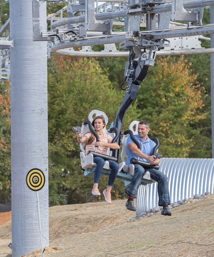 Ride the Alpine Flyer at Rowdy Bear Ridge Adventure Park