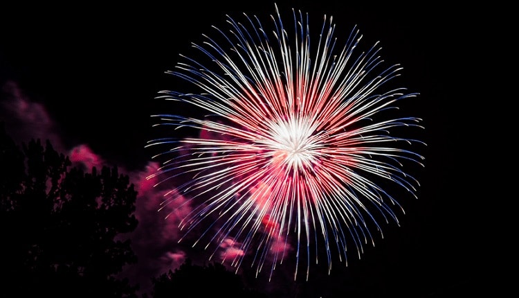 See fireworks light up the sky at the annual Patriot Festival