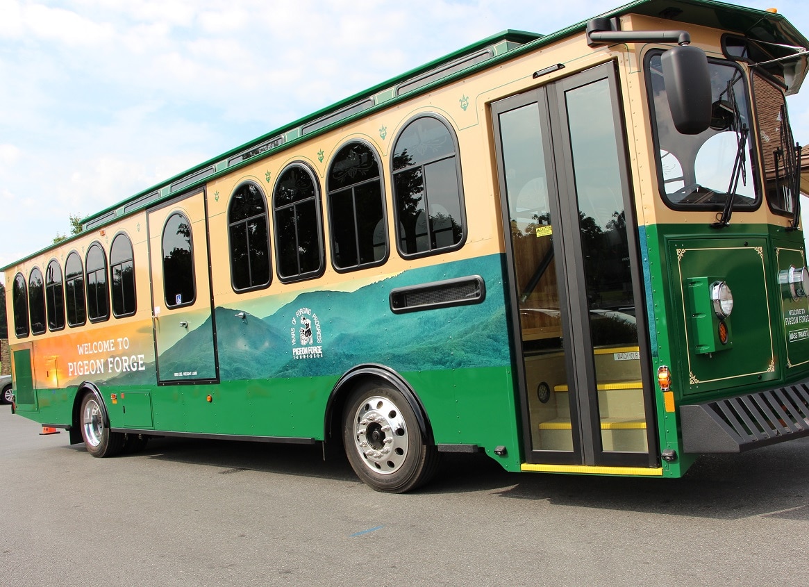 trolley tours pigeon forge tn