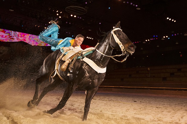 Horse and Rider at Dolly's Stampede