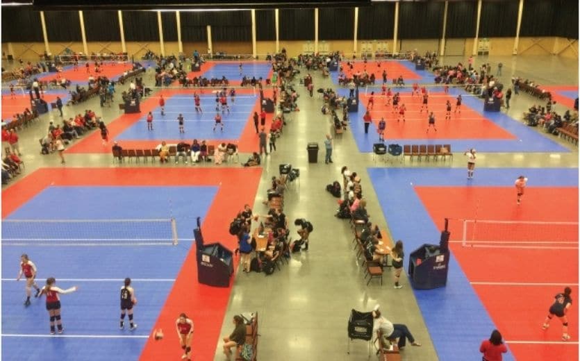 The Forge Winter Blast Volleyball Tournament at LeConte Center