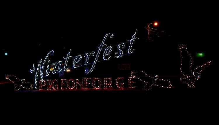 Winterfest Pigeon Forge Holiday Light Display