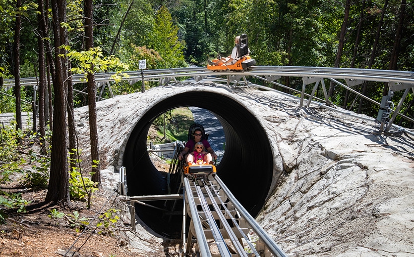 Rocky Top Coaster - Tunnel Slide
