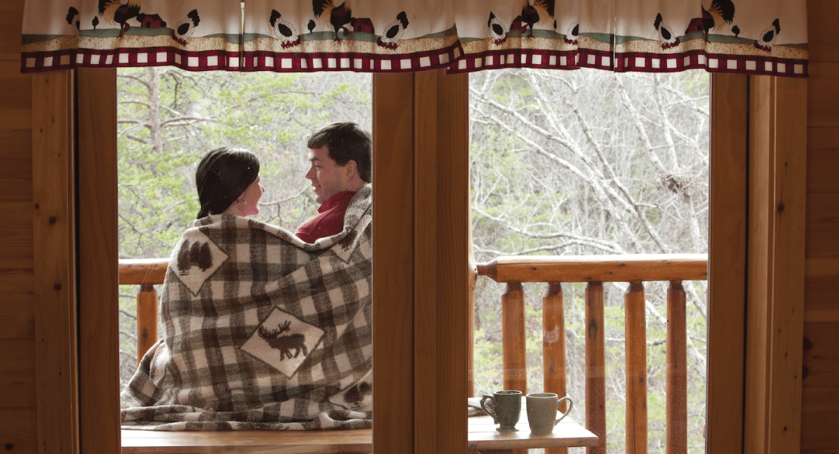 book a cozy cabin on Your Honeymoon in Pigeon Forge