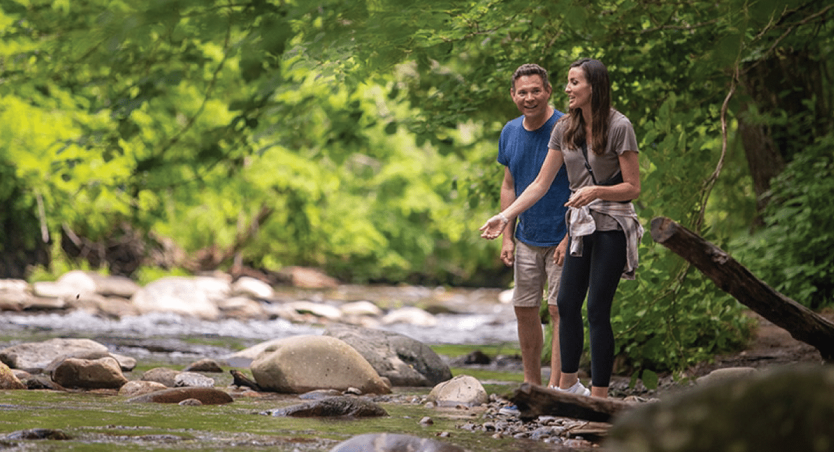 couple on a pigeon forge honeymoon adventure
