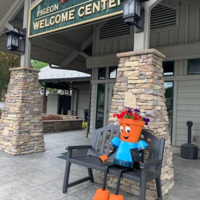 “Focused on Fun” Planter Welcome Center Planter