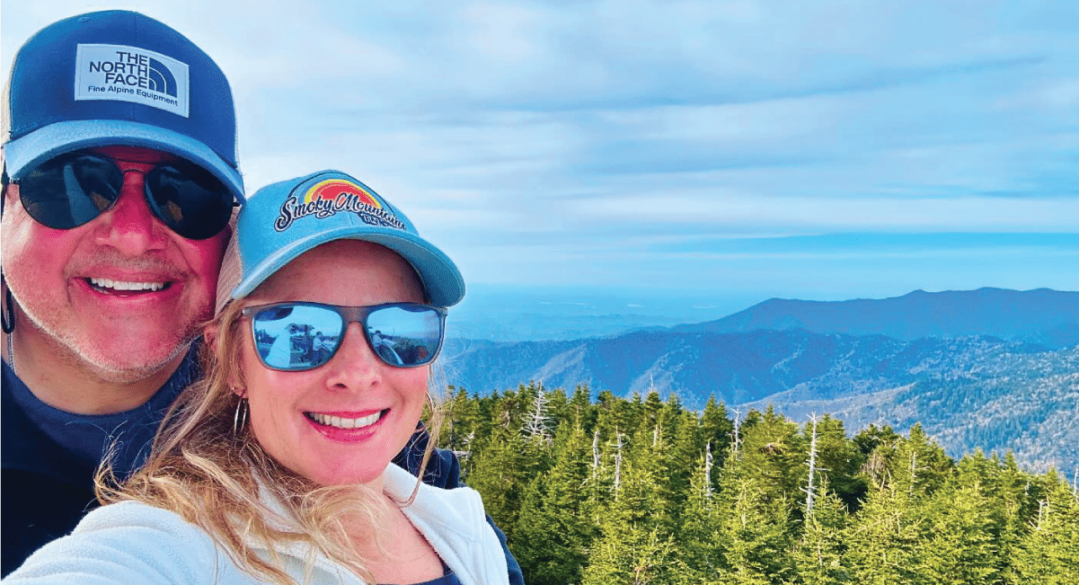 scenic Smoky mountain honeymoon views